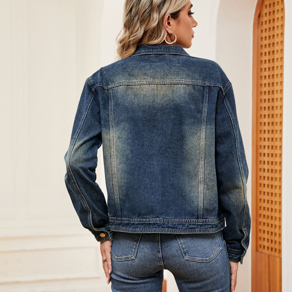 R&B | Gewaschenes Denim-Jacke