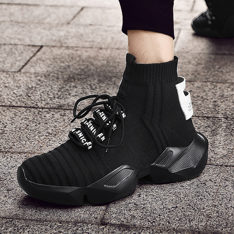 Damen High-Top Sneakers mit hochelastischem Obermaterial und innovativem Verschlusssystem R&B