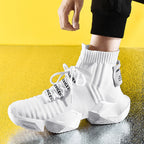 Damen High-Top Sneakers mit hochelastischem Obermaterial und innovativem Verschlusssystem R&B
