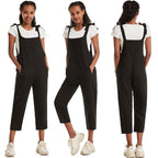 Damen Modischer Overall mit praktischen Seitentaschen und verstellbaren Trägern R&B