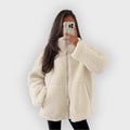 R&B | Übergroße Fleecejacke