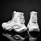 Damen High-Top Sneakers mit hochelastischem Obermaterial und innovativem Verschlusssystem R&B