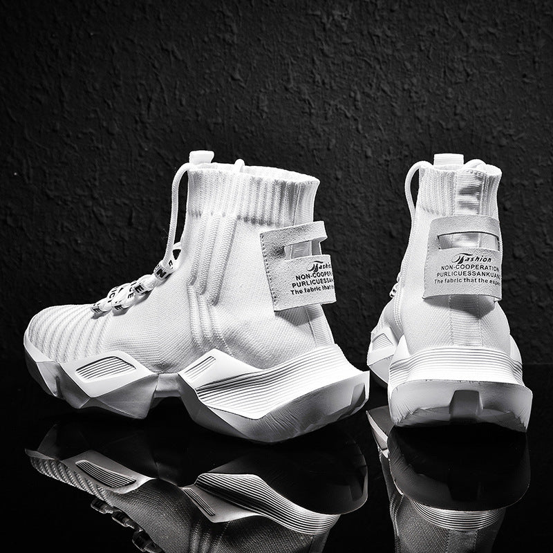 Damen High-Top Sneakers mit hochelastischem Obermaterial und innovativem Verschlusssystem R&B