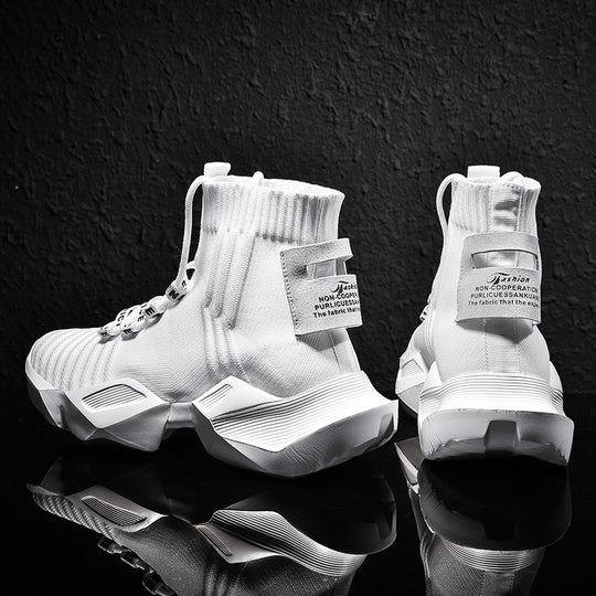 Damen High-Top Sneakers mit hochelastischem Obermaterial und innovativem Verschlusssystem R&B
