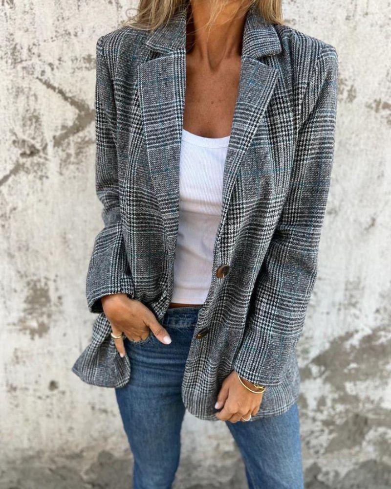 R&B | Zeitlos Karierter Blazer
