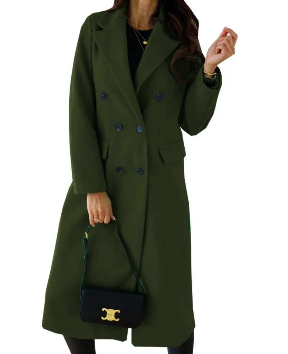 R&B | Lange Elegante Taillierte Trenchcoat Für Damen | Perfekt Für Herbst Und Winter