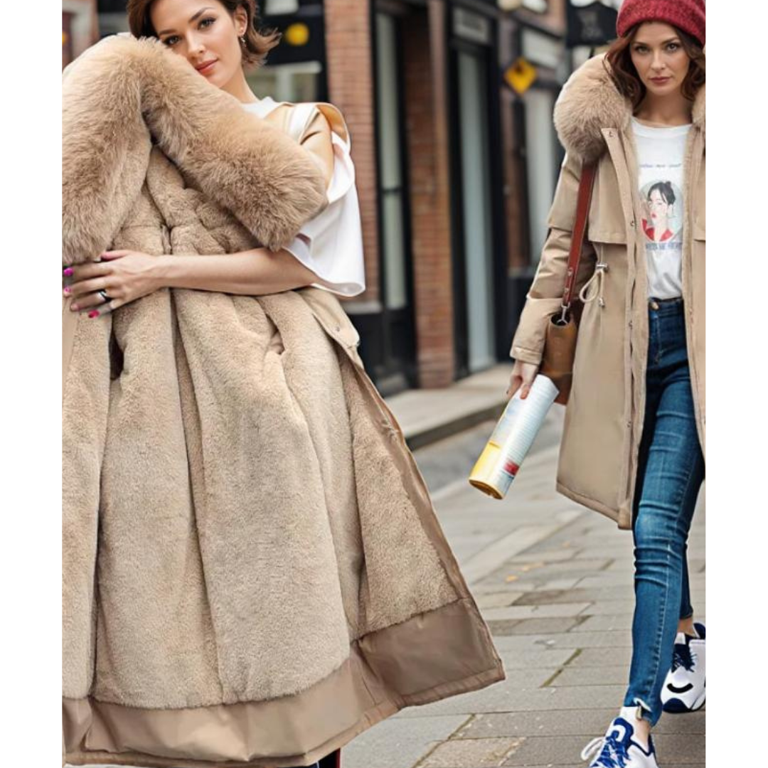R&B | Warme Bequeme Parka Jacke - Kapuze
