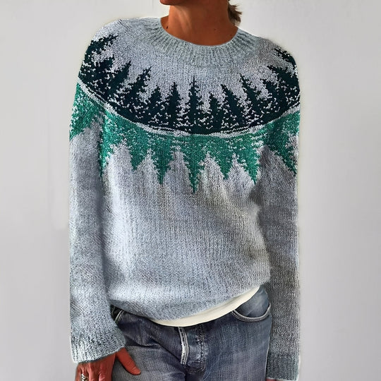 R&B | Klassischer Damenpullover mit Muster