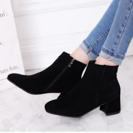 R&B | Moderne Wild Ankle Boots mit Bequemem Absatz Damen Ankle Boots