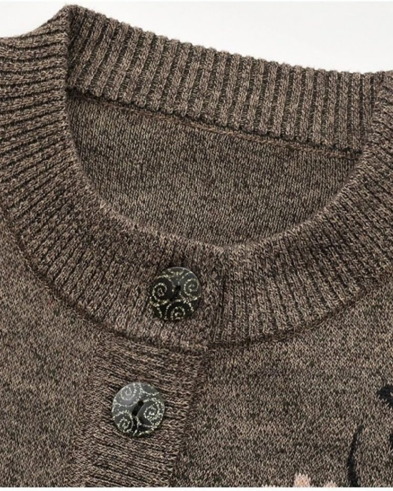 R&B | Floral Charm Strickjacke