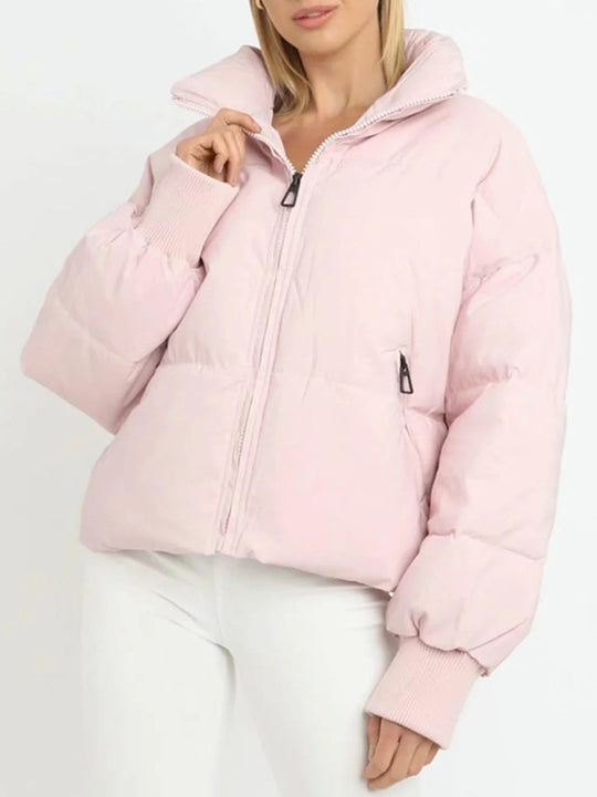 R&B | Kurze Pufferjacke mit Reißverschluss - Reißverschluss
