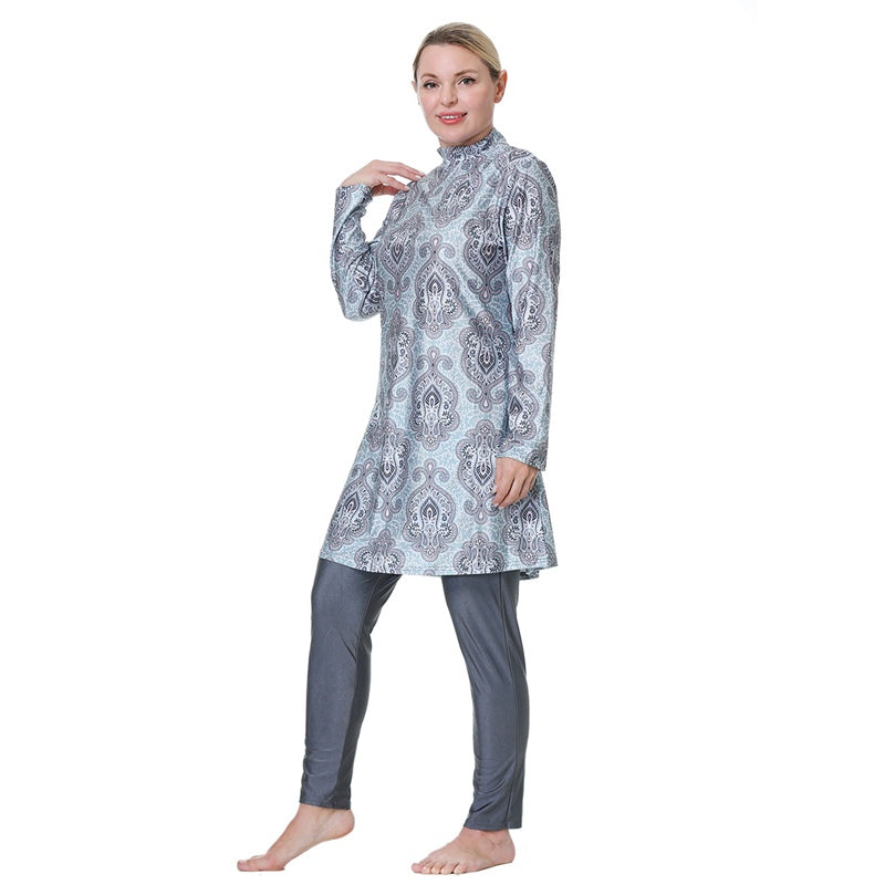R&B | 3Xl 8Xl Gedruckte Halal Arabische Frauen BadR&Bekleidung Badeanzug Burkinis