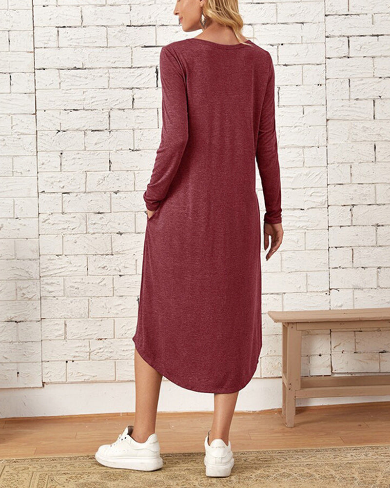 R&B | Lockeres Kleid mit Taschen