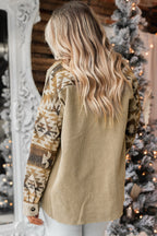 R&B | Aztek-muster Shirtjacke Baumwolle Komfort und Stil