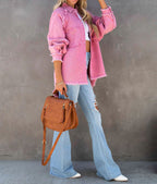 R&B | Edge Patchwork Pocket Denim-Jacke