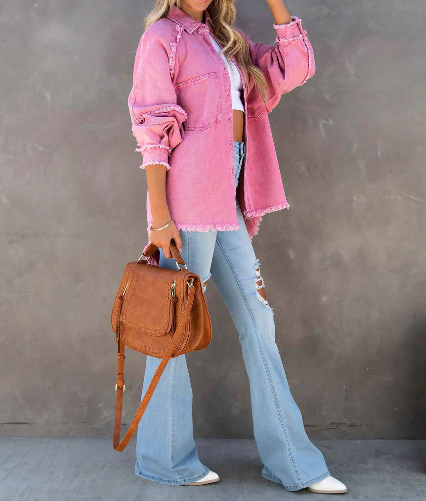 R&B | Edge Patchwork Pocket Denim-Jacke