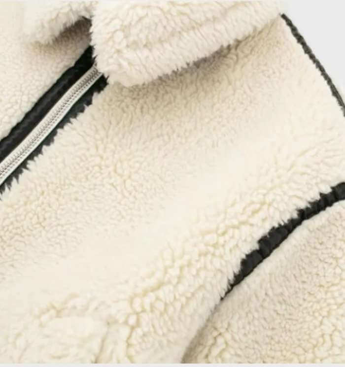 R&B | Damen Oversized Fleece Zip Jacke