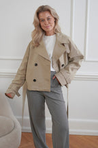 R&B | Damen-Trenchcoat In Beige