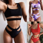 Damen Sportlicher Bikini mit modischen Cut-Outs