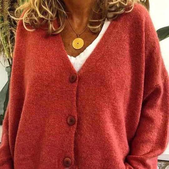 R&B - Schicke Herbst Einfarbige Lockere Pullover für Frauen