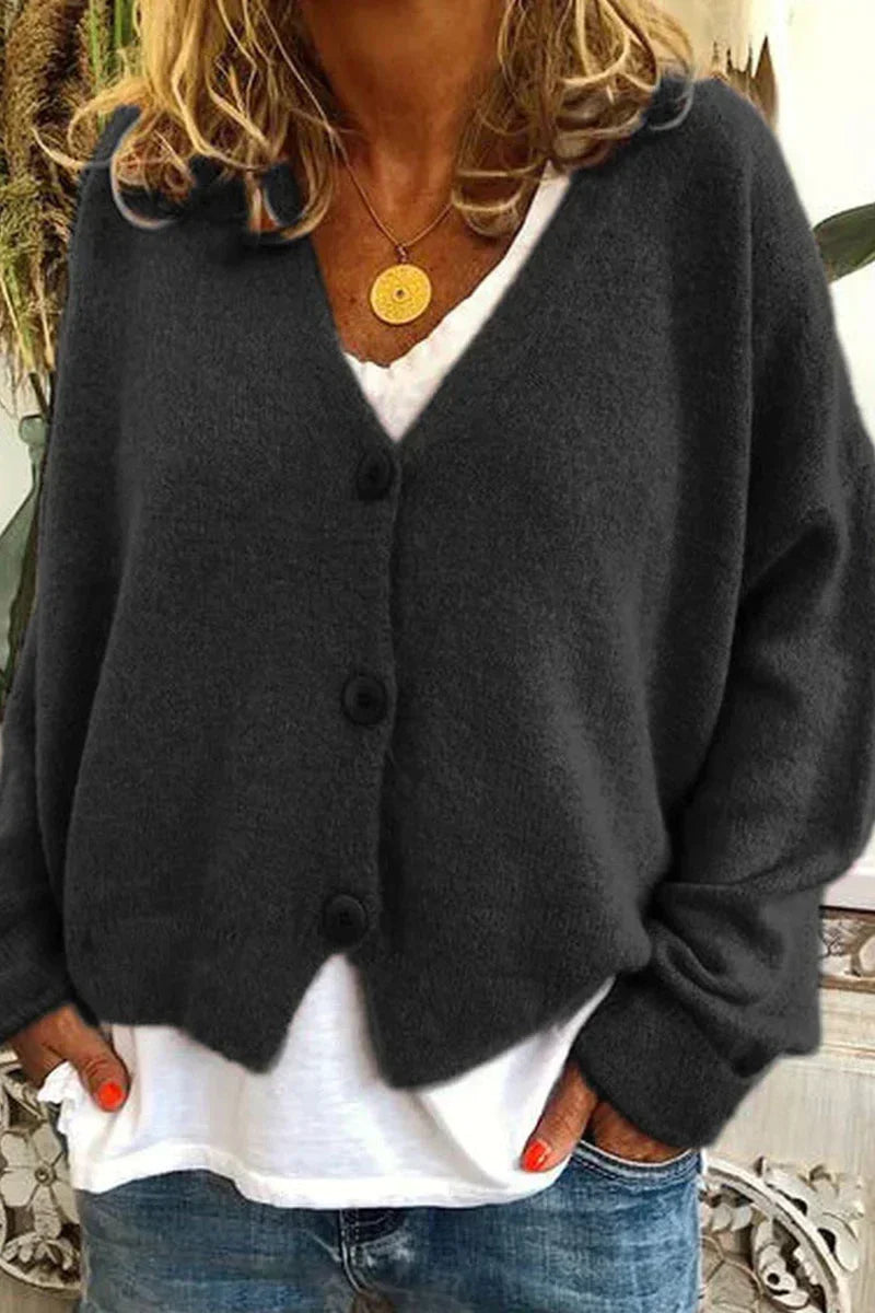 R&B | Schlichte und Stilvolle Allgemeine Strickjacke