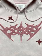 R&B | Kontrastfarbe Buchstaben Oversized Hoodie mit Langen Ärmeln
