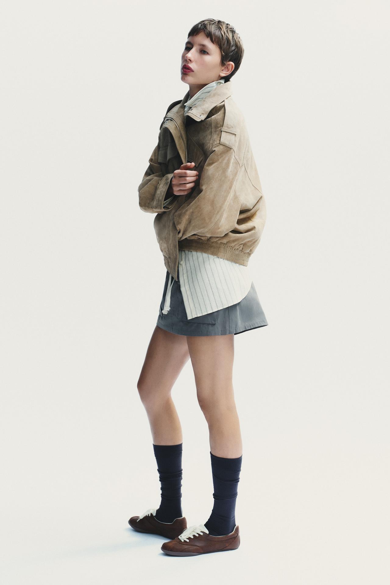 R&B | Klassische Vintage-Inspirierte Wildlederjacke