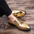 Damen Elegante Mokassins mit modischem Quasten-Detail R&B