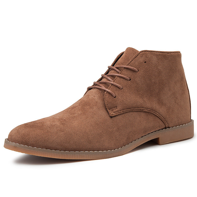 Modische Halbhohe Herrenschuhe mit Schnürsenkeln R&B