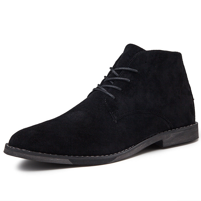 Modische Halbhohe Herrenschuhe mit Schnürsenkeln R&B