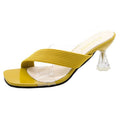 Damen elegante Sandaletten mit R&Brner transparenter Sohle und modischem Riemendesign R&B