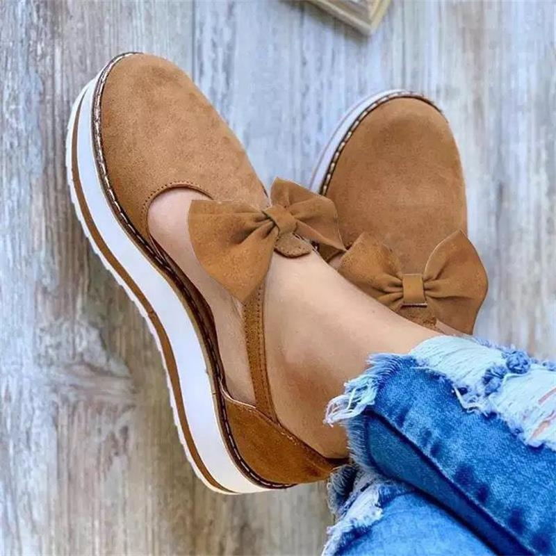 Damen Clogs mit modischem Schleifenelement und rutschfester Sohle R&B