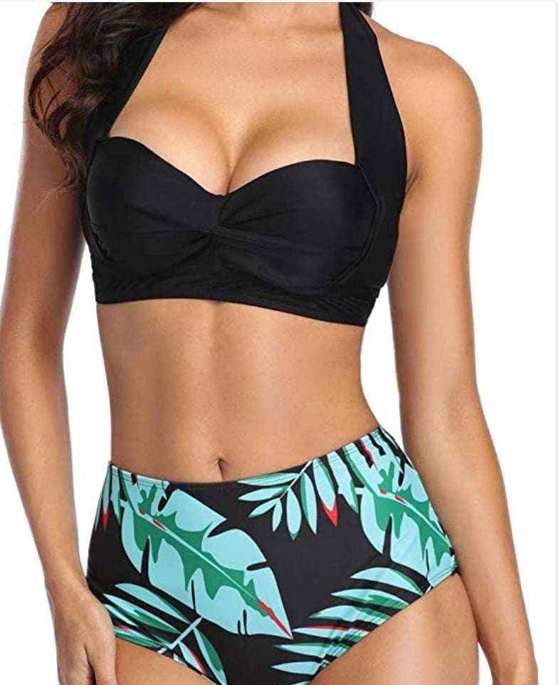 Damen Modischer Bikini mit hochgeschnittenem Höschen R&B