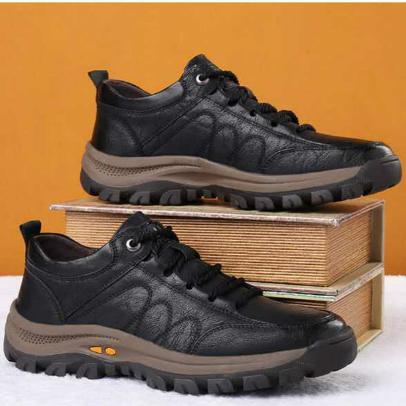 Herren Elegante Leder Komfortschuhe R&B