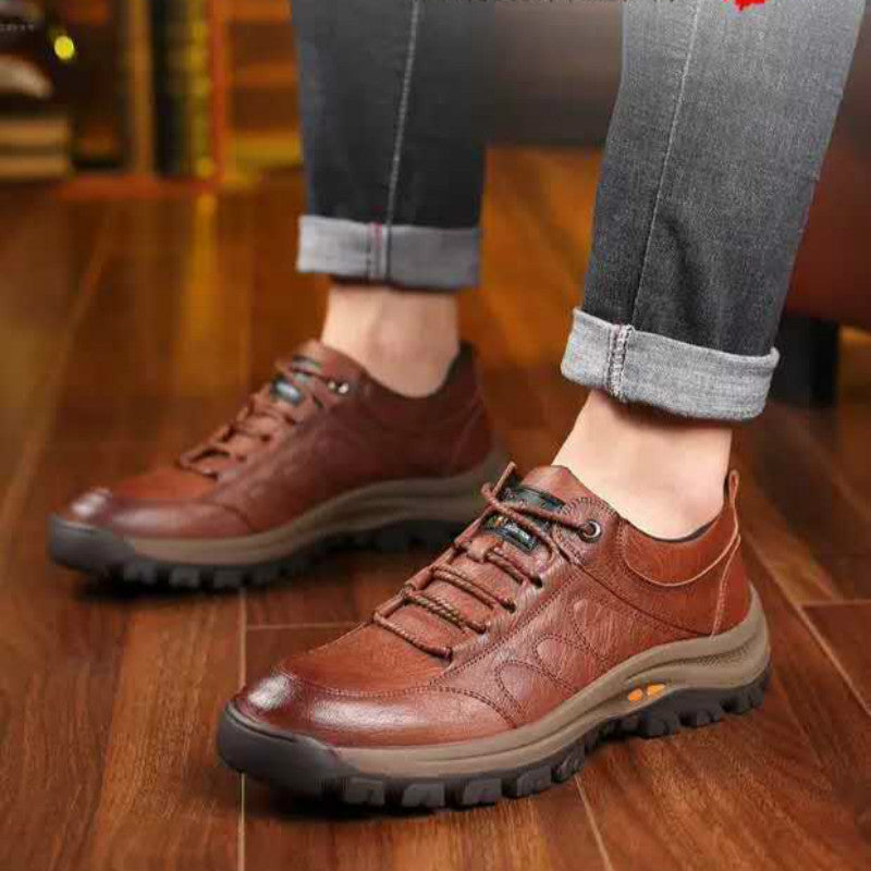 Herren Elegante Leder Komfortschuhe R&B