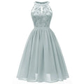 R&B | Chiffonkleid mit Spitze und Rüschen