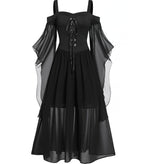 R&B | Halloween Hexe Sling Träger und Große Einteilige Kleid