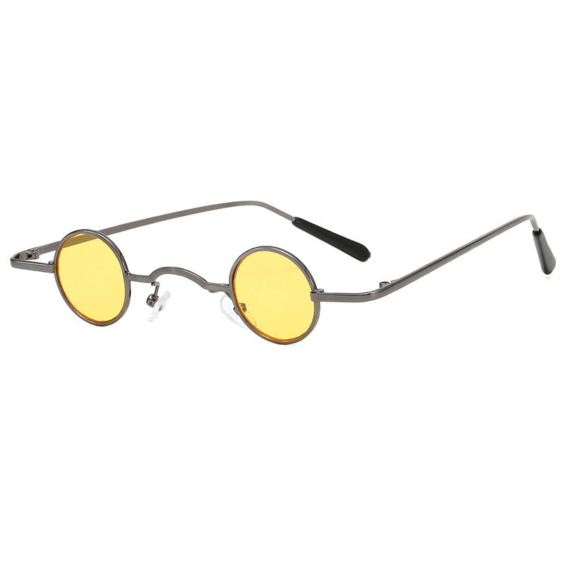 R&B | Retro Sonnenbrille mit Kleinem Runden Rahmen für Herren