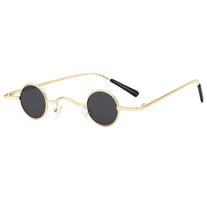 R&B | Retro Sonnenbrille mit Kleinem Runden Rahmen für Herren