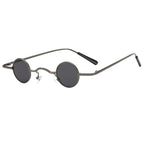 R&B | Retro Sonnenbrille mit Kleinem Runden Rahmen für Herren