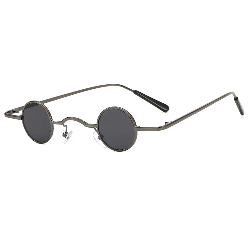 R&B | Retro Sonnenbrille mit Kleinem Runden Rahmen für Herren