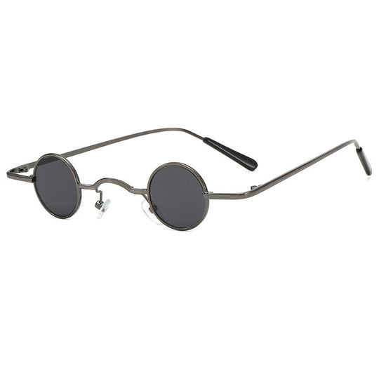 R&B | Retro Sonnenbrille mit Kleinem Runden Rahmen für Herren