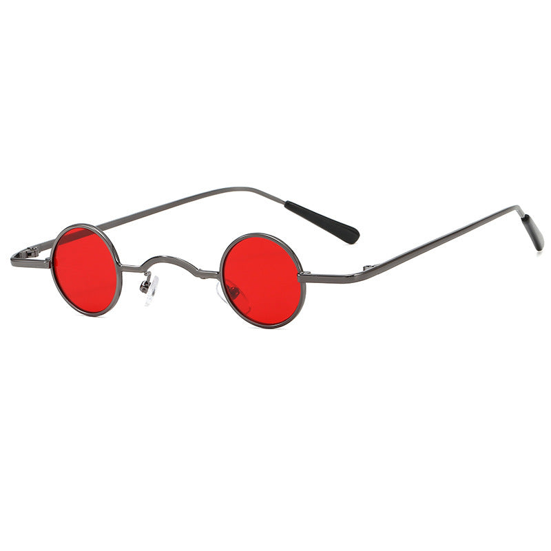 R&B | Retro Sonnenbrille mit Kleinem Runden Rahmen für Herren