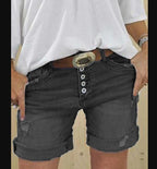 R&B | Lässige Ripped Denim-Shorts