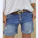 R&B | Lässige Ripped Denim-Shorts