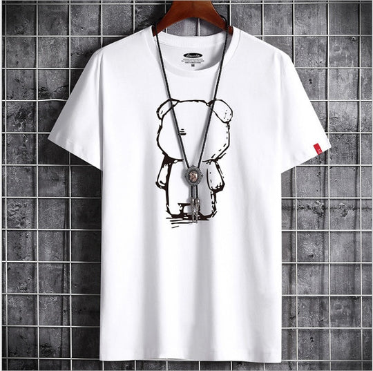R&B | Lustiges Anime Bären T-Shirt für Herren