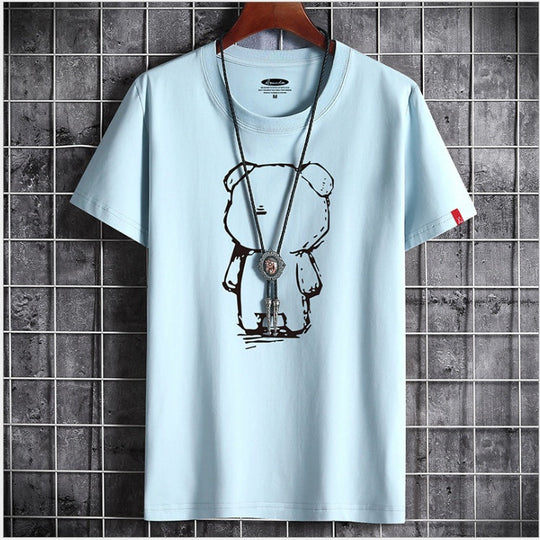 R&B | Lustiges Anime Bären T-Shirt für Herren