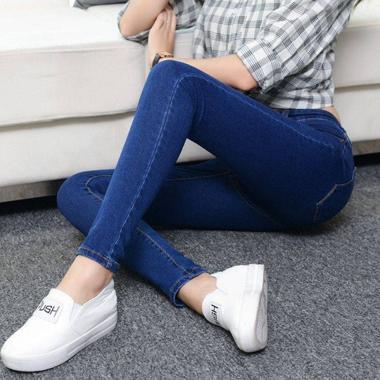 R&B | Denim-Hose mit Hoher Taille und Großer Größe