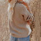 R&B | Strickpullover in Kontrastfarbe Gestaltet