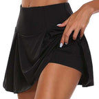 Damen sportlicher Minirock mit hoher Taille und Bewegungskomfort R&B